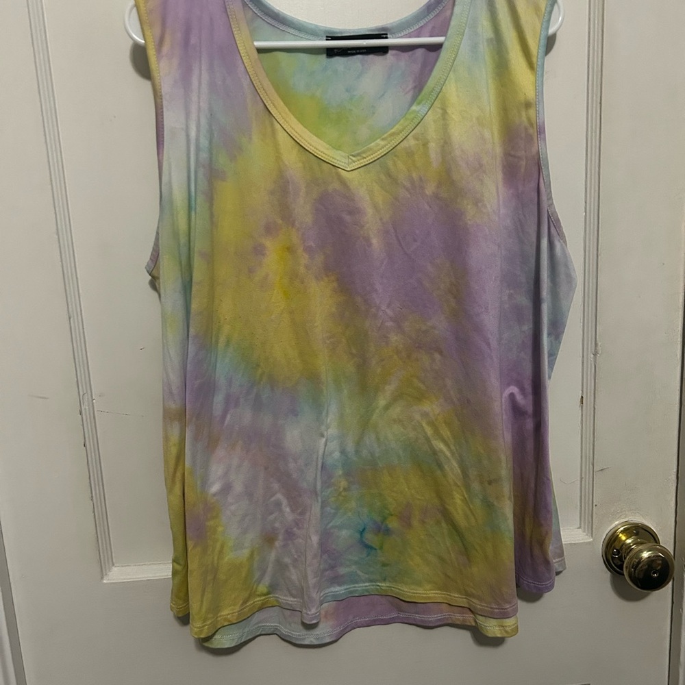 Vibrant Tie-Dye Tank Top